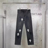 y2k  Street Jeans Trendy Ins All-Match High-Rise Heavy Work Casual Pants Men and Women