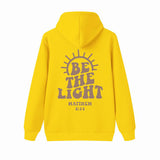 christian apparel Be the Light Hoodie Mahew 5:14 Sweatshirt Bible Drop-Shoulder Sleeve Sweater