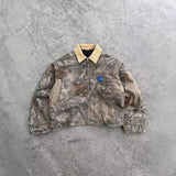 mens fashion Tiktok Printed Jacket Couple Wear Y2kakimbo Simple Camouflage Retro Casual Pants