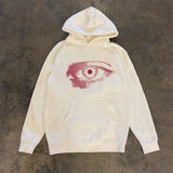 Yahuite Oversized Pattern Red Eye New Sweatshirt Hoodie Couple Clothes Hip Hop Harajuku Pullover Hoodies Casual Loose Hooded Streetwear