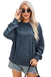 YAHUITE 2024 Fashion Oversized Sweatshirt Women's Round Cold Weather Hoodies Elegant Baggy Top Color Jacket Baseball Sweatshirt Female