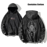 Yahuite Anime Hunter X Hunter Washed Hoodies Manga Printed Hoodies For Men Harajuku Pullover Contains Cotton Sweatshirts Clothing Unisex