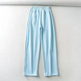 Kukombo - Womens 100%Cotton Straight Pants