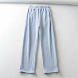 Kukombo - Womens 100%Cotton Straight Pants