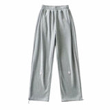 Kukombo - Womens 100%Cotton Straight Pants