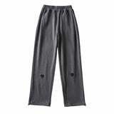 Kukombo - Womens 100%Cotton Straight Pants