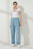 Kukombo - Womens 100%Cotton Straight Pants